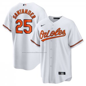 Camiseta Beisbol Hombre Baltimore Orioles Anthony Santander Replica Blanco