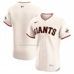 Camiseta Beisbol Hombre San Francisco Giants Primera Elite Crema