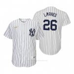 Camiseta Beisbol Nino New York Yankees Dj Lemahieu Cooperstown Collection Primera Blanco