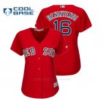 Camiseta Beisbol Mujer Boston Red Sox Andrew Benintendi Cool Base Alternato Rojo