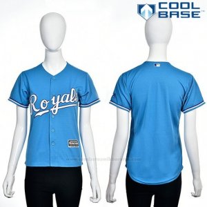 Camiseta Beisbol Hombre Kansas City Royals Azul Coleccion Cool Base