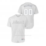 Camiseta Beisbol Hombre Miami Marlins Personalizada 2019 Players Weekend Autentico Blanco
