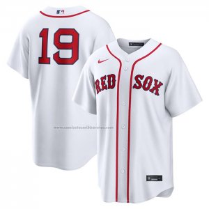 Camiseta Beisbol Hombre Boston Red Sox Roman Anthony Primera Replica Blanco Camiseta Beisbol Hombre Boston Red Sox Roman Anthony Primera Replica Blanco