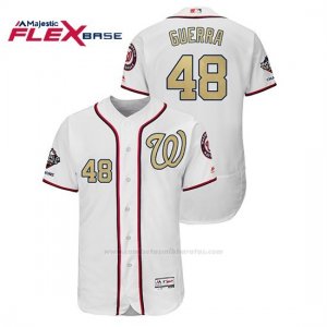 Camiseta Beisbol Hombre Washington Nationals Javy Guerra 2019 Gold Program Flex Base Blanco