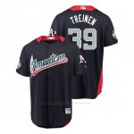 Camiseta Beisbol Hombre All Star Game Oakland Athletics Blake Treinen 2018 1ª Run Derby American League Azul