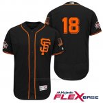 Camiseta Beisbol Hombre San Francisco Giants Matt Cain Negro Alterno 60th Season Flex Base