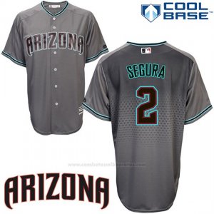 Camiseta Beisbol Hombre Arizona Diamondbacks 2 Jean Segura Cool Base Gris