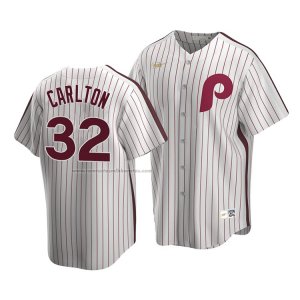 Camiseta Beisbol Hombre Philadelphia Phillies Steve Carlton Cooperstown Collection Primera Blanco