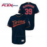 Camiseta Beisbol Hombre Minnesota Twins Trevor Hildenberger 150th Aniversario Patch Autentico Flex Base Azul