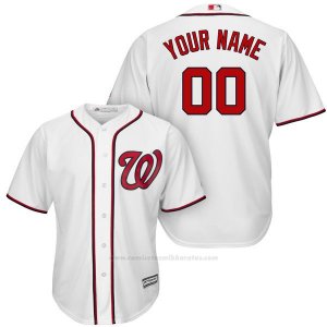 Camiseta Washington Nationals Personalizada Blanco