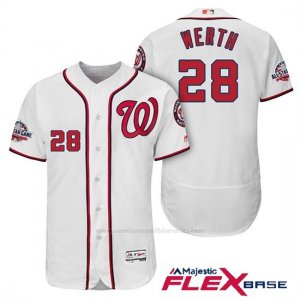 Camiseta Beisbol Hombre Washington Nationals Jayson Werth Blanco 2018 All Star 1ª Flex Base