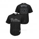Camiseta Beisbol Hombre Philadelphia Phillies Jay Bruce 2019 Players Weekend Replica Negro