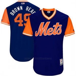 Camiseta Beisbol Hombre New York Mets 2017 Little League World Series Josh Smoker Royal