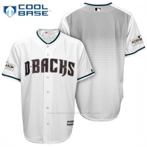 Camiseta Beisbol Hombre Arizona Diamondbacks 2017 Postemporada Blanco Cool Base