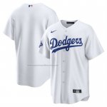 Camiseta Beisbol Hombre Los Angeles Dodgers Campeones Serie Mundial 2025 Primera Replica Blanco Camiseta Beisbol Hombre Los Angeles Dodgers Campeones Serie Mundial 2025 Primera Replica Blanco