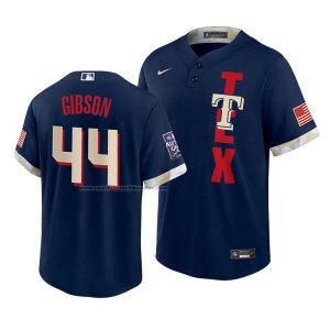 Camiseta Beisbol Hombre Texas Rangers Kyle Gibson 2021 All Star Replica Azul