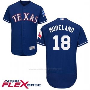Camiseta Beisbol Hombre Texas Rangers Mitch Moreland Autentico Coleccion Flex Base