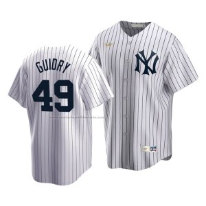Camiseta Beisbol Hombre New York Yankees Ron Guidry Cooperstown Collection Primera Blanco