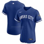 Camiseta Beisbol Hombre Kansas City Royals Alterno Primera Elite Azul