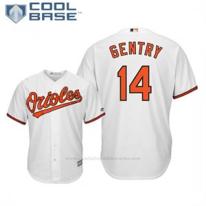 Camiseta Beisbol Hombre Baltimore Orioles Craig Gentry Cool Base 1ª Blanco