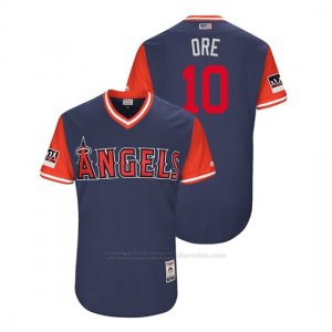 Camiseta Beisbol Hombre Los Angeles Angels Jose Briceno 2018 Llws Players Weekend Ore Azul