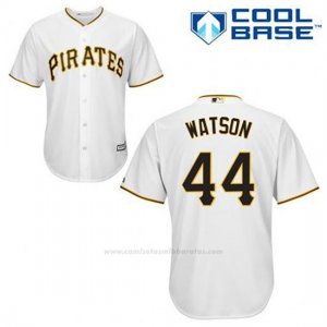 Camiseta Beisbol Hombre Pittsburgh Pirates Tony Watson 44 Blanco 1ª Cool Base