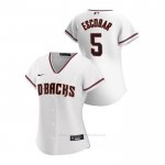 Camiseta Beisbol Mujer Arizona Diamondbacks Eduardo Escobar 2020 Replica Primera Blanco