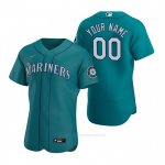 Camiseta Beisbol Hombre Seattle Mariners Personalizada Autentico 2020 Alterno Verde