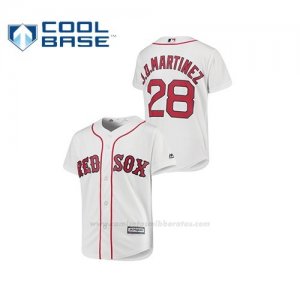 Camiseta Beisbol Nino Boston Red Sox J.d. Martinez Cool Base Primera Blanco