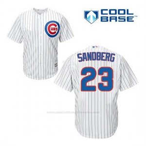 Camiseta Beisbol Hombre Chicago Cubs 23 Ryne Sandberg Blanco 1ª Cool Base