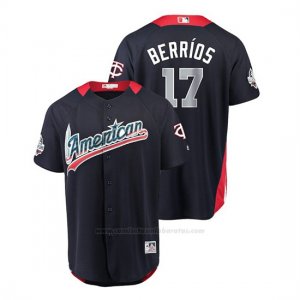 Camiseta Beisbol Hombre All Star Game Twins Jose Berrios 2018 1ª Run Derby American League Azul