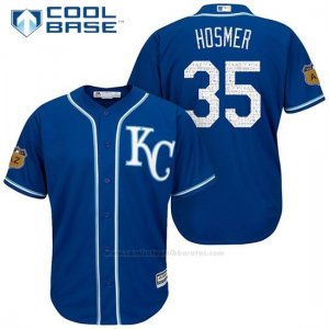 Camiseta Beisbol Hombre Kansas City Royals Eric Hosmer 35 2017 Entrenamiento de Primavera Cool Base Jugador