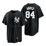 Camiseta Beisbol Hombre New York Yankees Albert Abreu Replica 2021 Negro