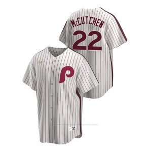 Camiseta Beisbol Hombre Philadelphia Phillies Andrew Mccutchen Cooperstown Collection Primera Blanco