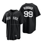 Camiseta Beisbol Hombre Boston Red Sox Alex Verdugo Replica 2021 Negro