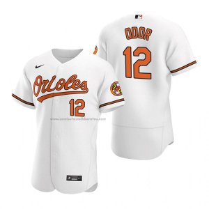 Camiseta Beisbol Hombre Baltimore Orioles Rougned Odor Autentico Primera Blanco