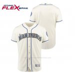 Camiseta Beisbol Hombre Seattle Mariners Hispanic Heritage Flex Base Crema