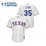 Camiseta Beisbol Hombre Texas Rangers Lance Lynn Cool Base Blanco