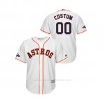 Camiseta Beisbol Hombre Houston Astros Personalizada 2019 Postseason Cool Base Blanco