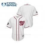Camiseta Beisbol Hombre Washington Nationals 2019 World Series Bound Cool Base Blanco