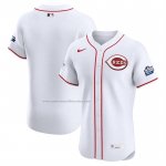 Camiseta Beisbol Hombre Cincinnati Reds 2025 MLB Speedway Classic Primera Elite Blanco Camiseta Beisbol Hombre Cincinnati Reds 2025 MLB Speedway Classic Primera Elite Blanco