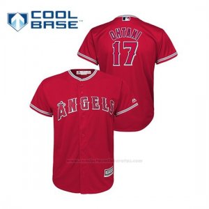 Camiseta Beisbol Nino Los Angeles Angels Shohei Ohtani Cool Base Alternato Rojo
