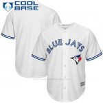 Camiseta Beisbol Hombre Toronto Blue Jays Big Tall Blanco Cool Base