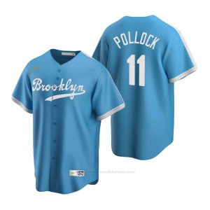 Camiseta Beisbol Hombre Los Angeles Dodgers A.j. Pollock Cooperstown Collection Alterno Azul