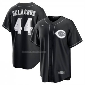 Camiseta Beisbol Hombre Cincinnati Reds Elly De La Cruz Lights Out Replica Negro