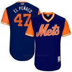 Camiseta Beisbol Hombre New York Mets 2017 Little League World Series Hansel Robles Royal