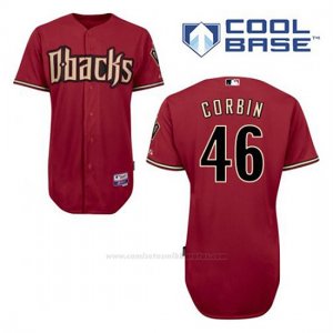 Camiseta Beisbol Hombre Arizona Diamondbacks 46 Patrick Corbin Rojo Alterno Cool Base