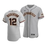 Camiseta Beisbol Hombre San Francisco Giants Alex Dickerson Autentico Road Gris