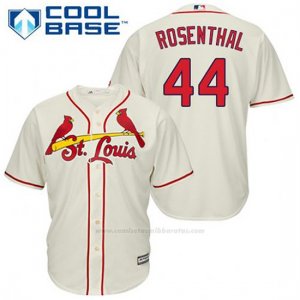Camiseta Beisbol Hombre St. Louis Cardinals Trevor Rosenthal 44 Crema Alterno Cool Base