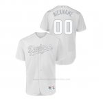 Camiseta Beisbol Hombre Los Angeles Dodgers Personalizada 2019 Players Weekend Autentico Blanco